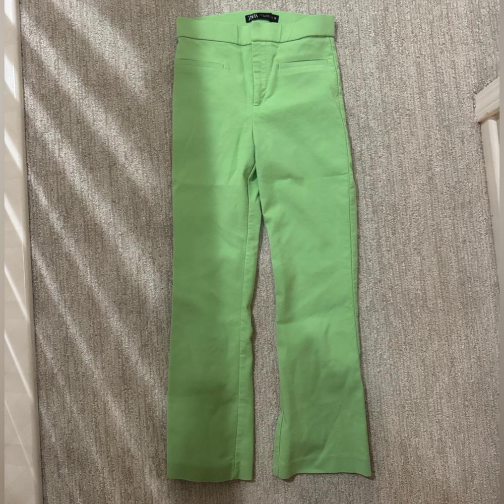 Zara Lime Green Trousers